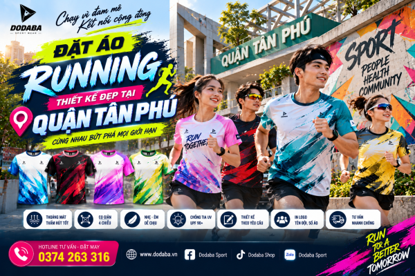 áo chạy bộ running thiết kế