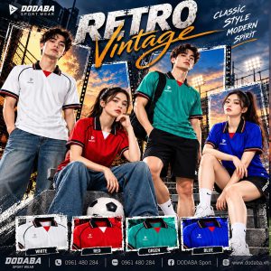 áo thiết kế bóng đá retro vintage