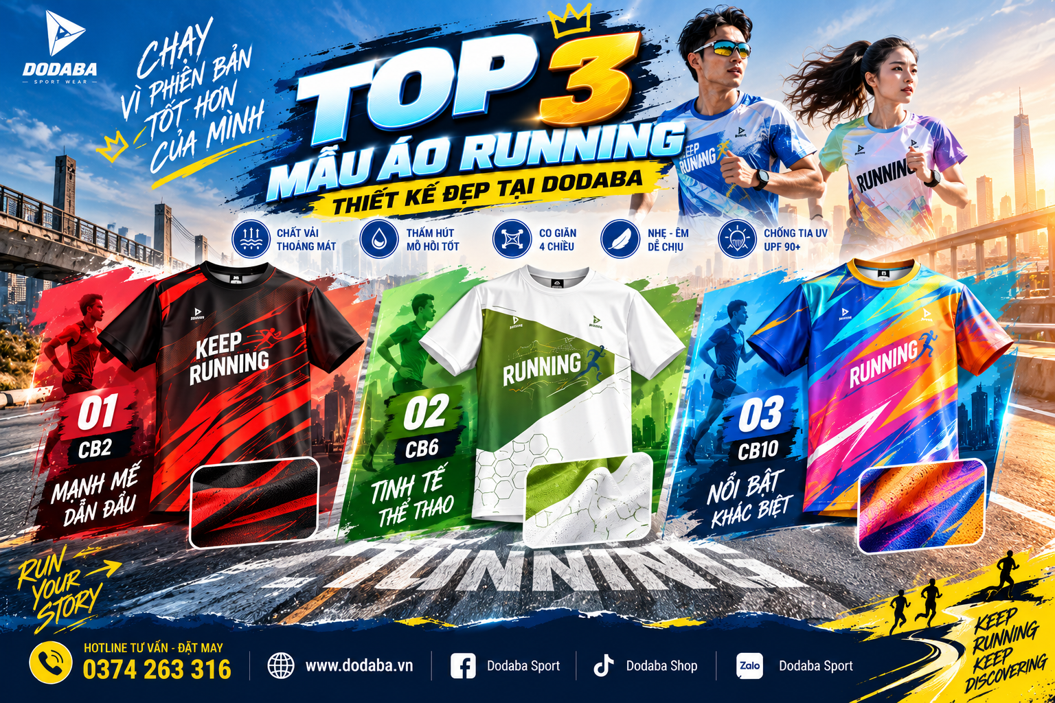 áo running thiết kế 2026